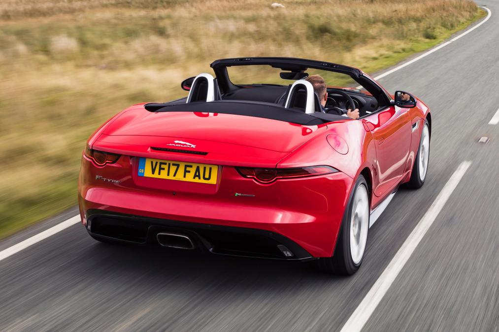 F-Type on the road